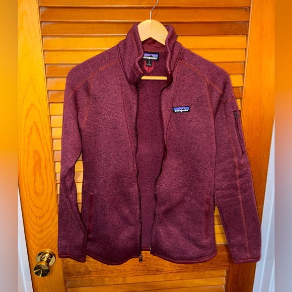 Patagonia Women's Better Sweater Full-Zip Jacket, maroon - Size Medium - Picture 3 of 11